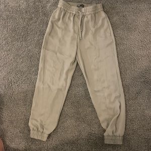 Zara green jogger style pants